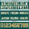 Custom Midnight Green Old Gold-White Authentic Football Jersey