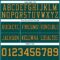 MidnightGreen0107-3 Custom Midnight Green Old Gold-Black Authentic Football Jersey