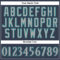 Navy0286-3 Custom Navy Gray-Aqua Mesh Authentic Football Jersey