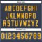 Navy0289-3 Custom Navy Gold-Light Blue Mesh Authentic Football Jersey