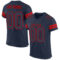 Custom Navy Navy-Red Mesh Authentic Football Jersey