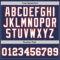 Custom Navy White-Orange Authentic Throwback Basketball Jersey