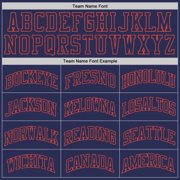 Custom Navy Navy-Orange Authentic Throwback Basketball Jersey