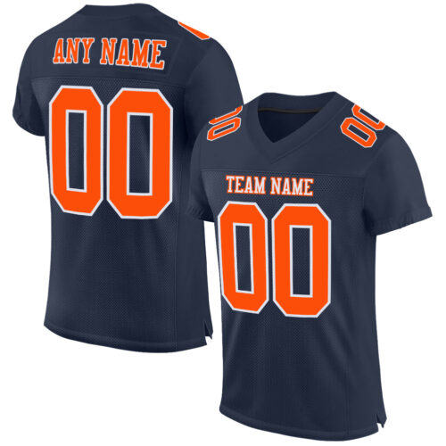 Navy0468_6bb25c2a-3bbf-45f3-b30d-f1d70371298f Custom Navy Orange-White Mesh Authentic Football Jersey