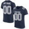 Navy0469_83bf9016-0a42-40c5-a21c-81229ecc9351 Custom Navy Gray-White Mesh Authentic Football Jersey