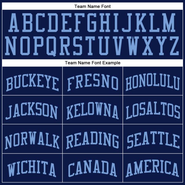 Custom Navy Light Blue Authentic Throwback Basketball Jersey