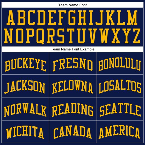 Custom Navy Gold Authentic Throwback Basketball Jersey