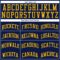 Custom Navy Gold Authentic Throwback Basketball Jersey