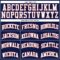 Custom Navy White Pinstripe White Gray-Red Authentic Basketball Jersey