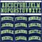 Custom Navy White Pinstripe Neon Green Authentic Basketball Jersey