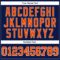 Custom Navy Orange-White Authentic Throwback Basketball Jersey