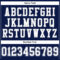 Navy0630-3 Custom Navy White-Gray Mesh Authentic Football Jersey