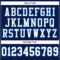 Navy0635-3 Custom Navy White-Powder Blue Mesh Authentic Football Jersey
