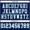 Navy0638-3 Custom Navy White-Panther Blue Mesh Authentic Football Jersey