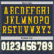 Custom Navy White Light Blue-Yellow Mesh Authentic Football Jersey