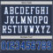 Navy0650-3 Custom Navy Royal-White Mesh Authentic Football Jersey