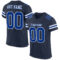 Navy0650 Custom Navy Royal-White Mesh Authentic Football Jersey