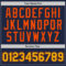Custom Navy Gold-Orange Authentic Throwback Basketball Jersey