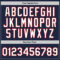 Custom Navy White-Red Authentic Throwback Basketball Jersey