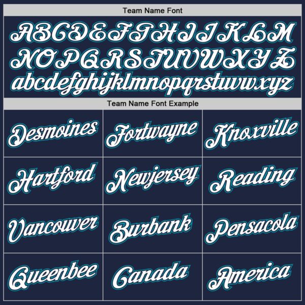 Custom Navy White-Teal Authentic Throwback Basketball Jersey