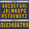 Navy1001-3 Custom Navy Gold Mesh Authentic Football Jersey