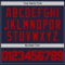 Custom Navy Red Authentic Throwback Basketball Jersey