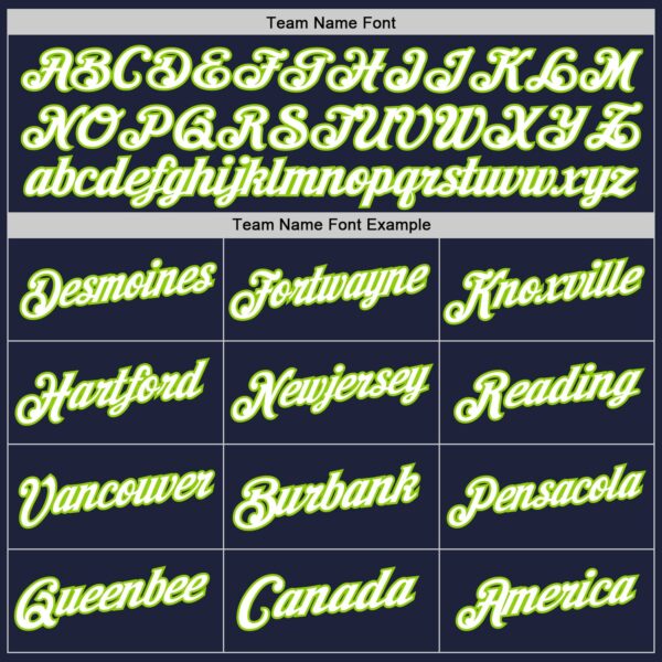 Custom Navy White-Neon Green Authentic Throwback Basketball Jersey