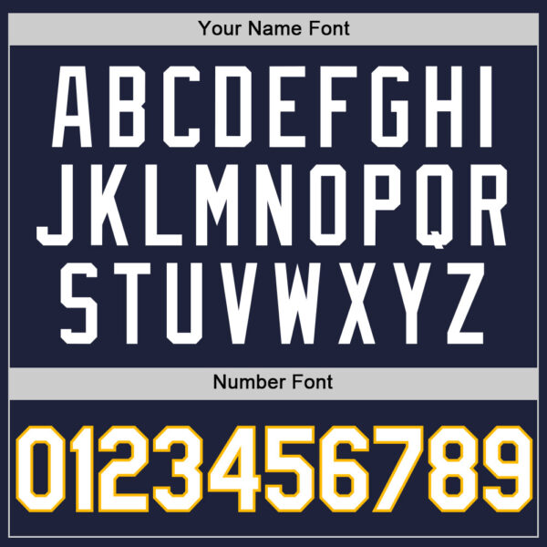 Custom Navy White-Gold Authentic Throwback Basketball Jersey