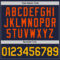 Custom Navy Gold-Orange Authentic Throwback Basketball Jersey