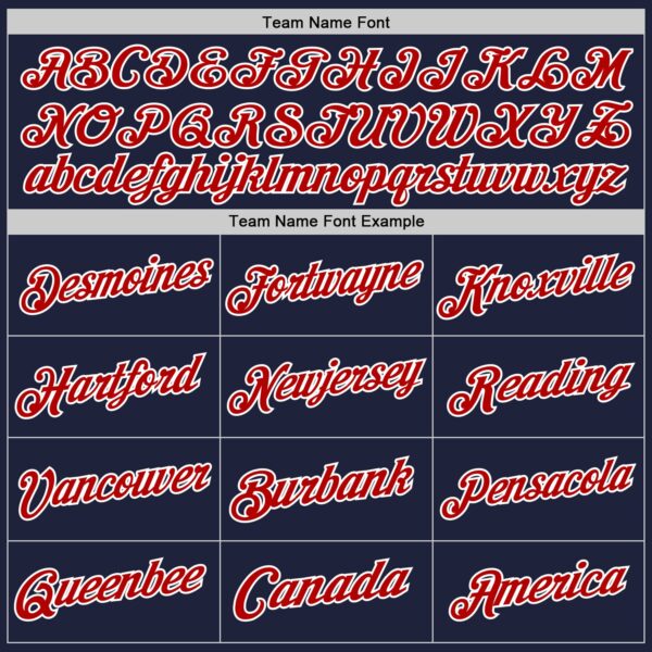 Custom Navy White-Red Authentic Throwback Basketball Jersey