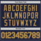 Custom Navy Old Gold Authentic Throwback Basketball Jersey