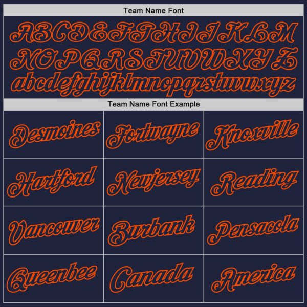 Custom Navy Orange Authentic Throwback Basketball Jersey