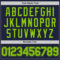 Custom Navy Neon Green Authentic Throwback Basketball Jersey
