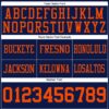 Custom Navy Orange Authentic Football Jersey