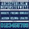Navy1117-3 Custom Navy Teal-White Authentic Football Jersey