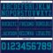 Navy1119-3 Custom Navy Teal Authentic Football Jersey