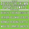 Custom Neon Green White-Black Mesh Authentic Football Jersey