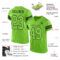Custom Neon Green Neon Green-Black Mesh Authentic Football Jersey