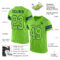 NeonGreen0036-1 Custom Neon Green Neon Green-Navy Mesh Authentic Football Jersey