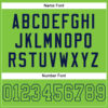 Custom Neon Green Neon Green-Navy Mesh Authentic Football Jersey