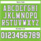 Custom Neon Green White-Purple Mesh Authentic Football Jersey