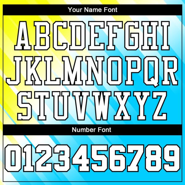 Custom Neon Green White-Light Blue Round Neck Sublimation Basketball Suit Jersey