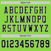 Custom Neon Green Black-White Mesh Authentic Football Jersey