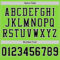 Custom Neon Green Black-White Mesh Authentic Football Jersey