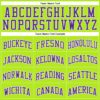 Custom Neon Green Purple-White Authentic Throwback Basketball Jersey