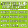 Custom Neon Green White-Black Mesh Authentic Football Jersey