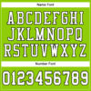 Custom Neon Green White-Black Mesh Authentic Football Jersey