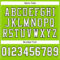 NeonGreen0143-3 Custom Neon Green White-Black Mesh Authentic Football Jersey
