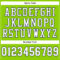 NeonGreen0144-3 Custom Neon Green White-Navy Mesh Authentic Football Jersey