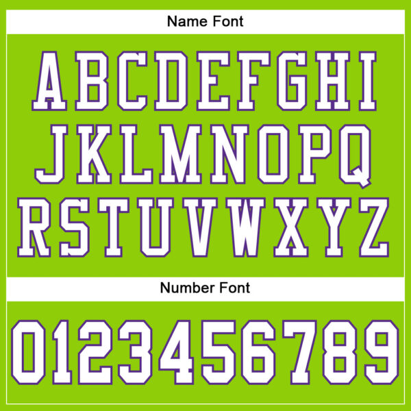 Custom Neon Green White-Purple Mesh Authentic Football Jersey